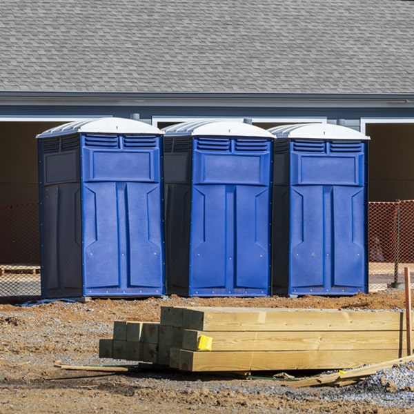 how often are the portable toilets cleaned and serviced during a rental period in Sodus Point